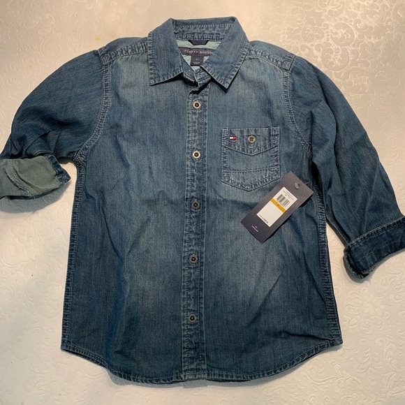 Tommy Hilfiger denim button up - Picture 1 of 2